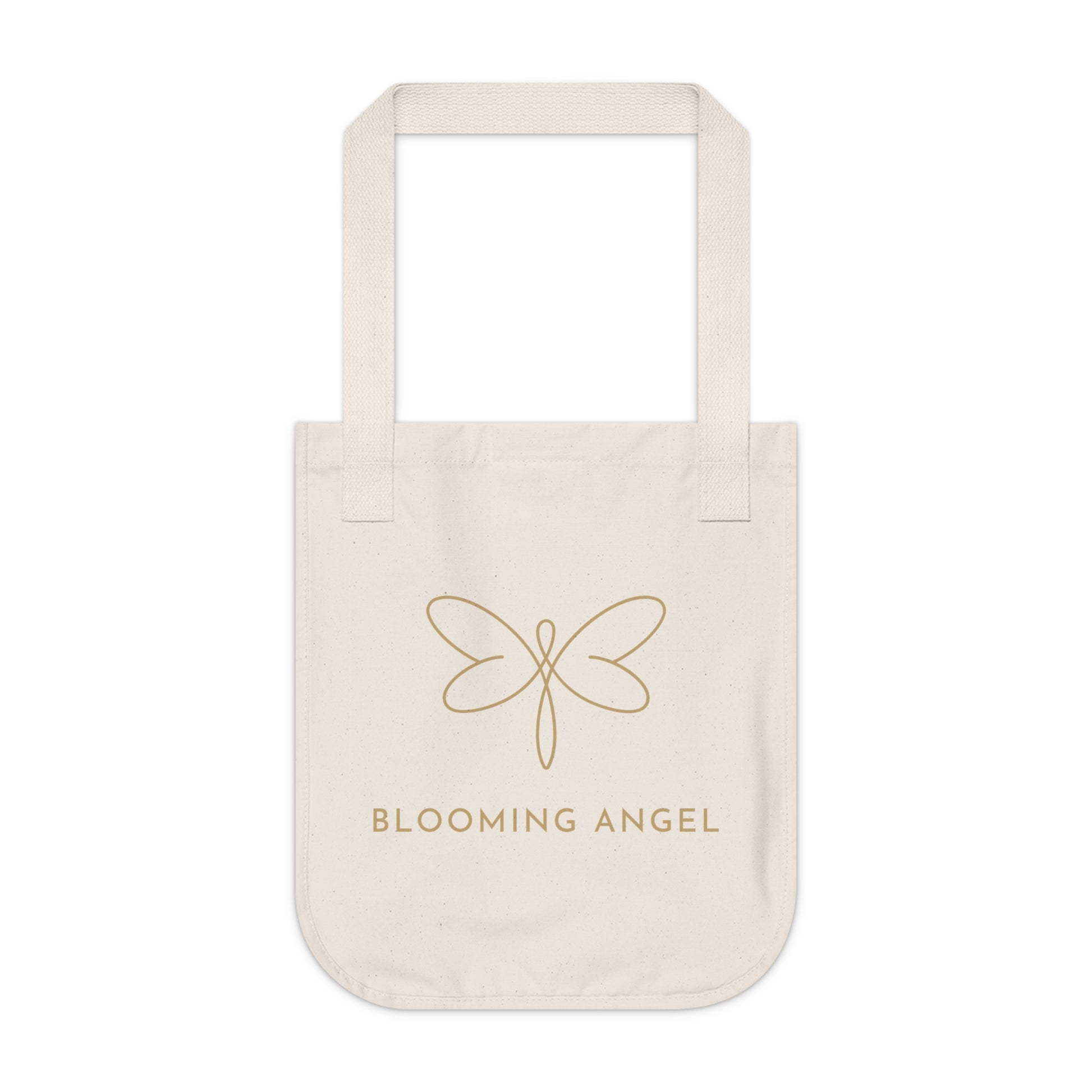 Blooming Angel Organic Canvas Tote Bag