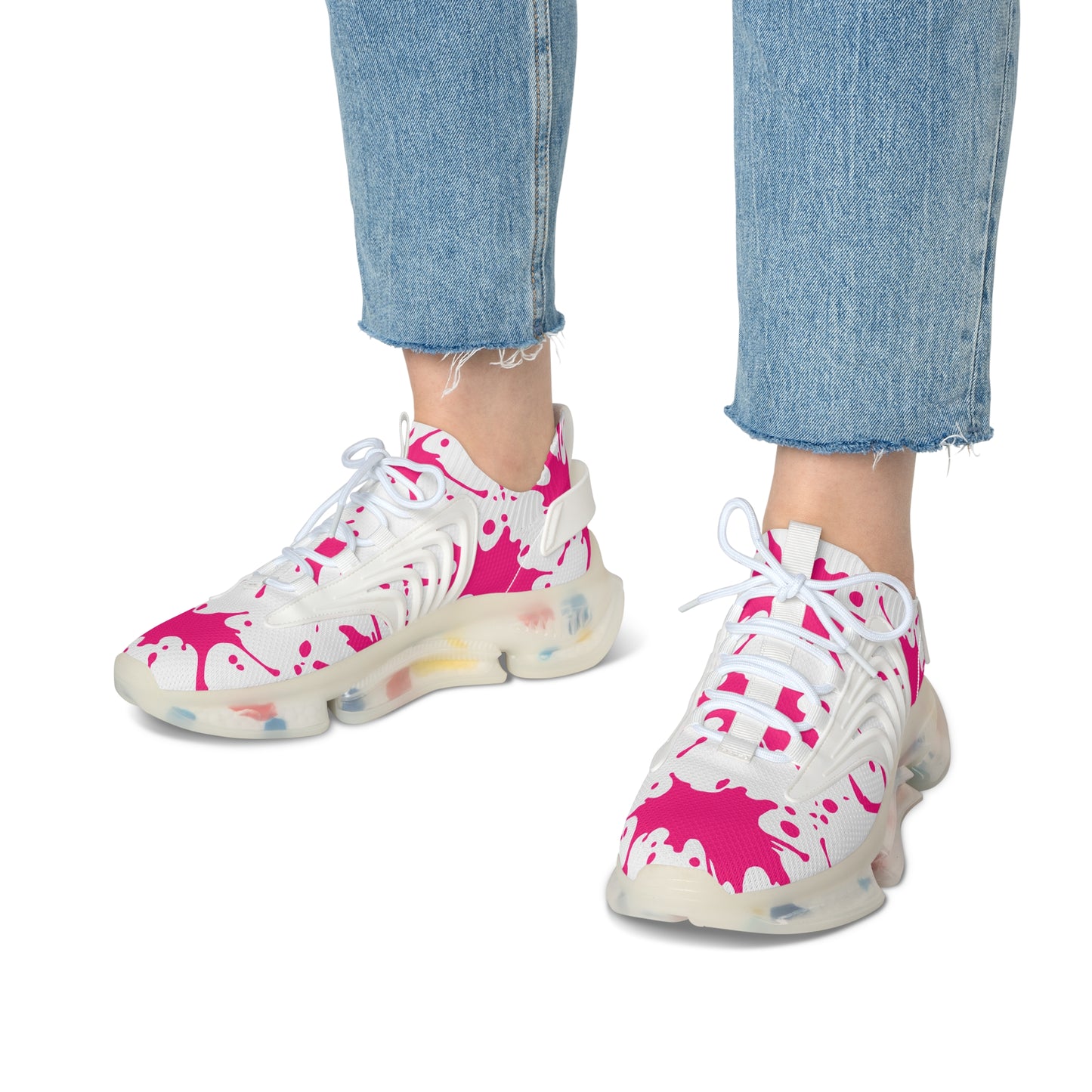 Women's Mesh Sneakers | Pink Splash