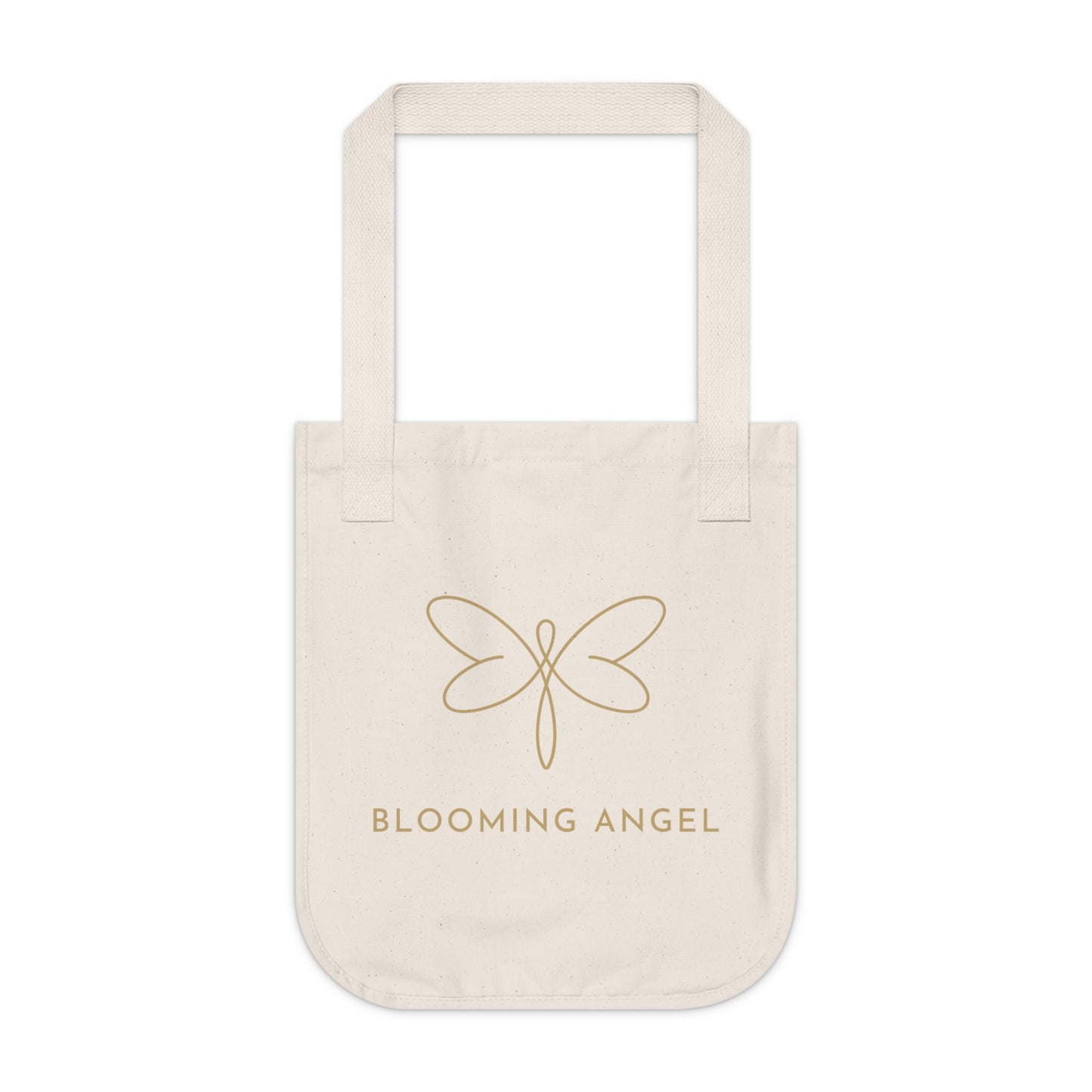 Blooming Angel Organic Canvas Tote Bag