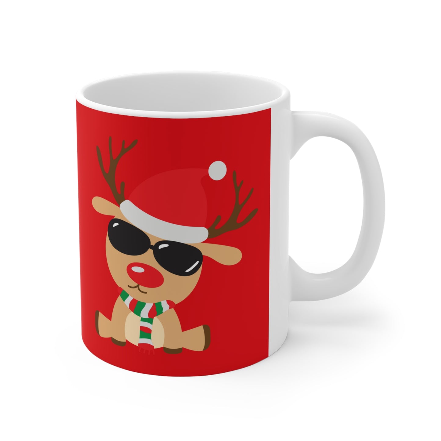 Bloom Where You Christmas Rudolph 11oz Mug