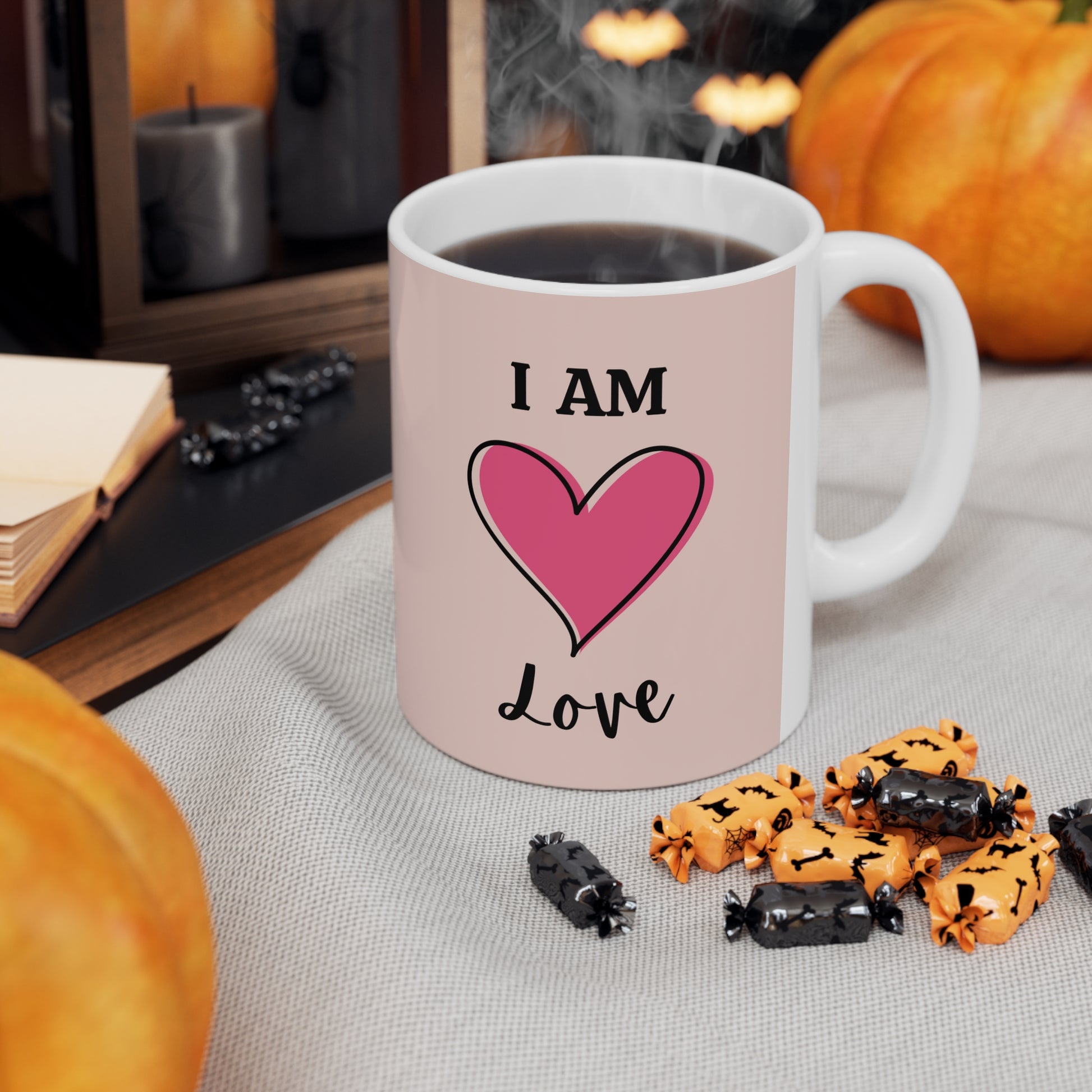 I Am Love Pink Mug