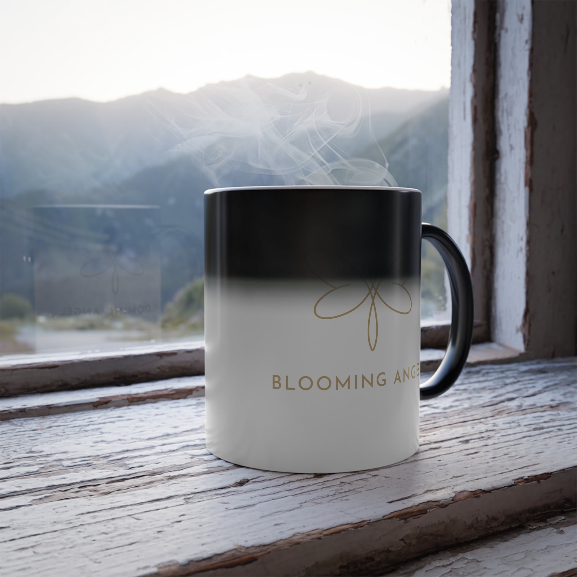 Blooming Angel Heat-Reactive Color Changing Mug