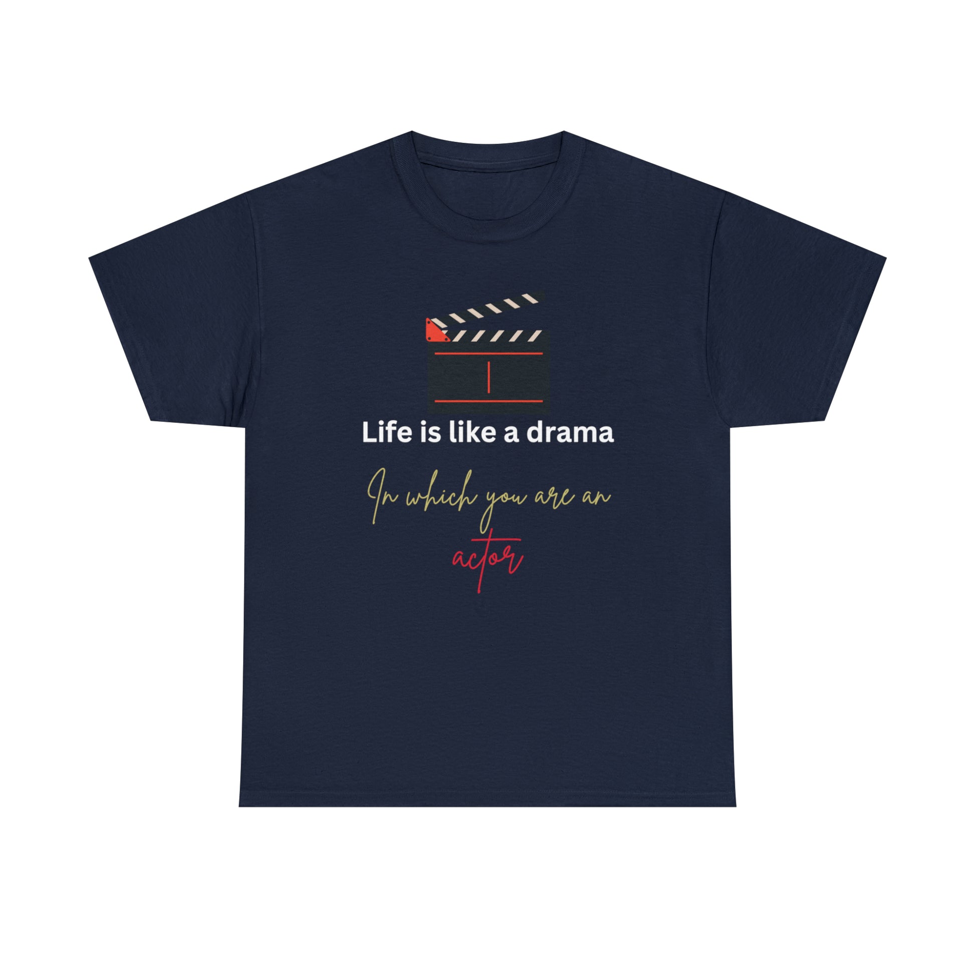 Life is like a drama Unisex Heavy Cotton T-shirt