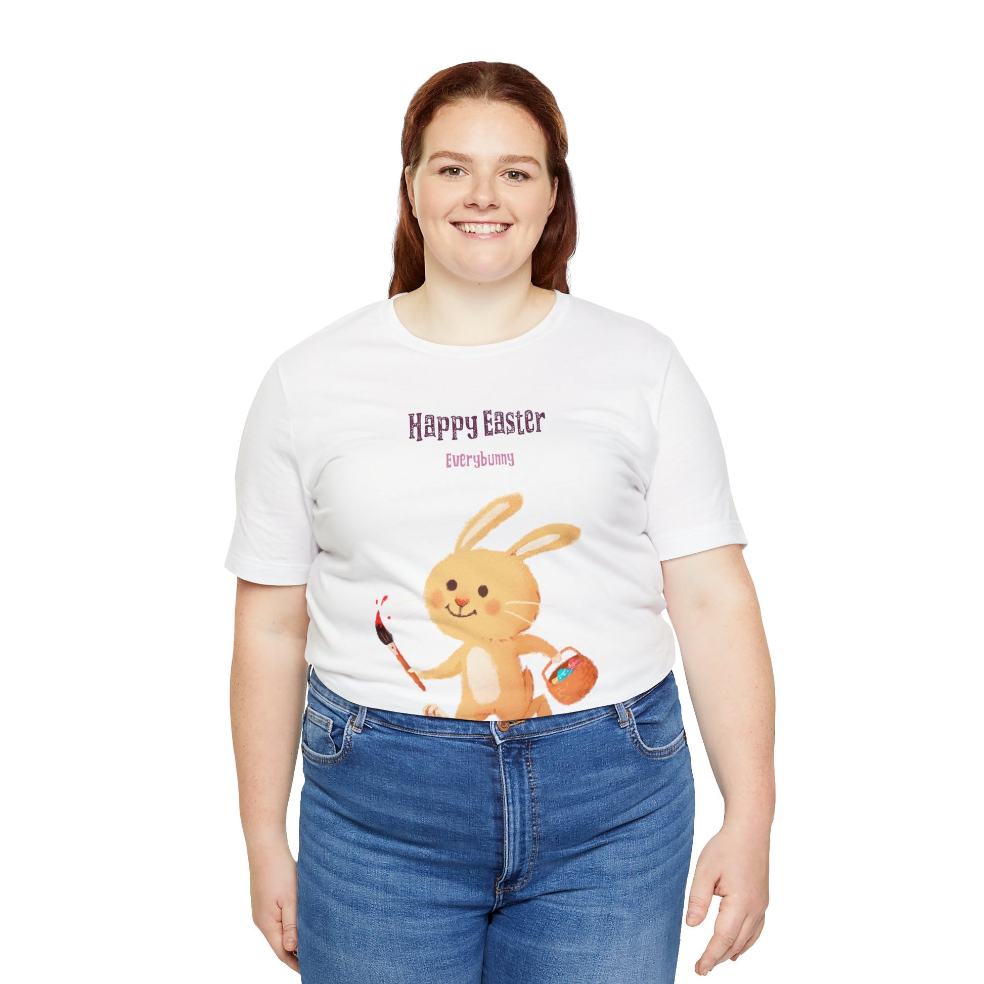 Happy Easter Everybunny Unisex Jersey Short Sleeve T-shirt