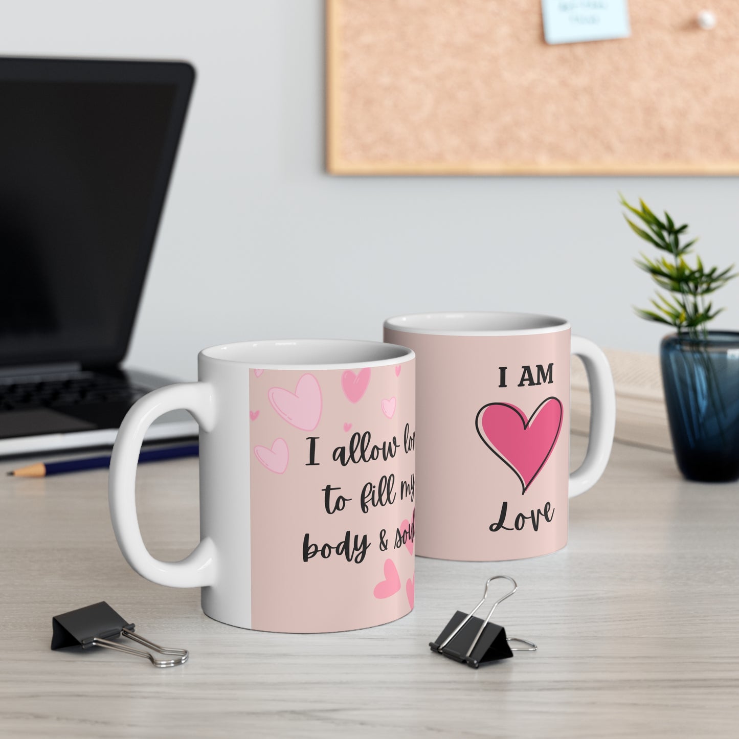 I Am Love Pink Mug