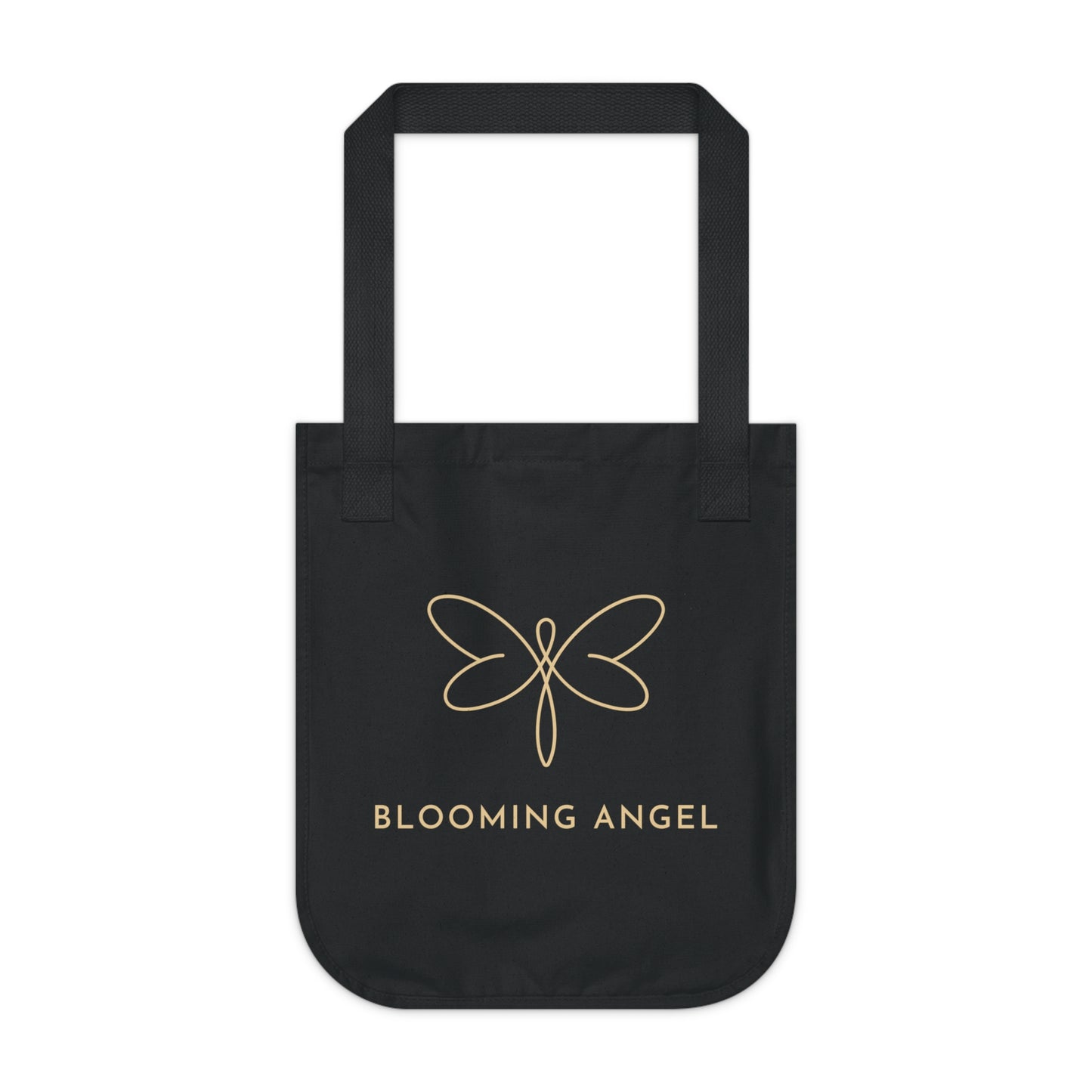 Blooming Angel Organic Canvas Tote Bag