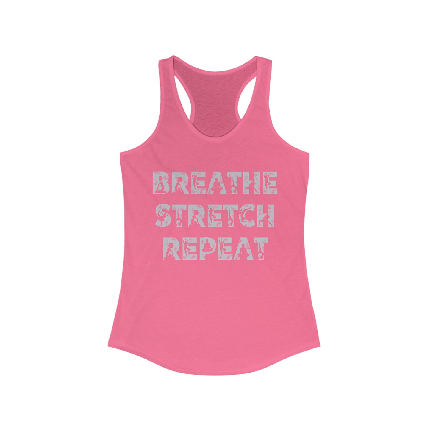 Blooming Angel Women's 'Breathe, Stretch, Repeat' Yoga Tank Top