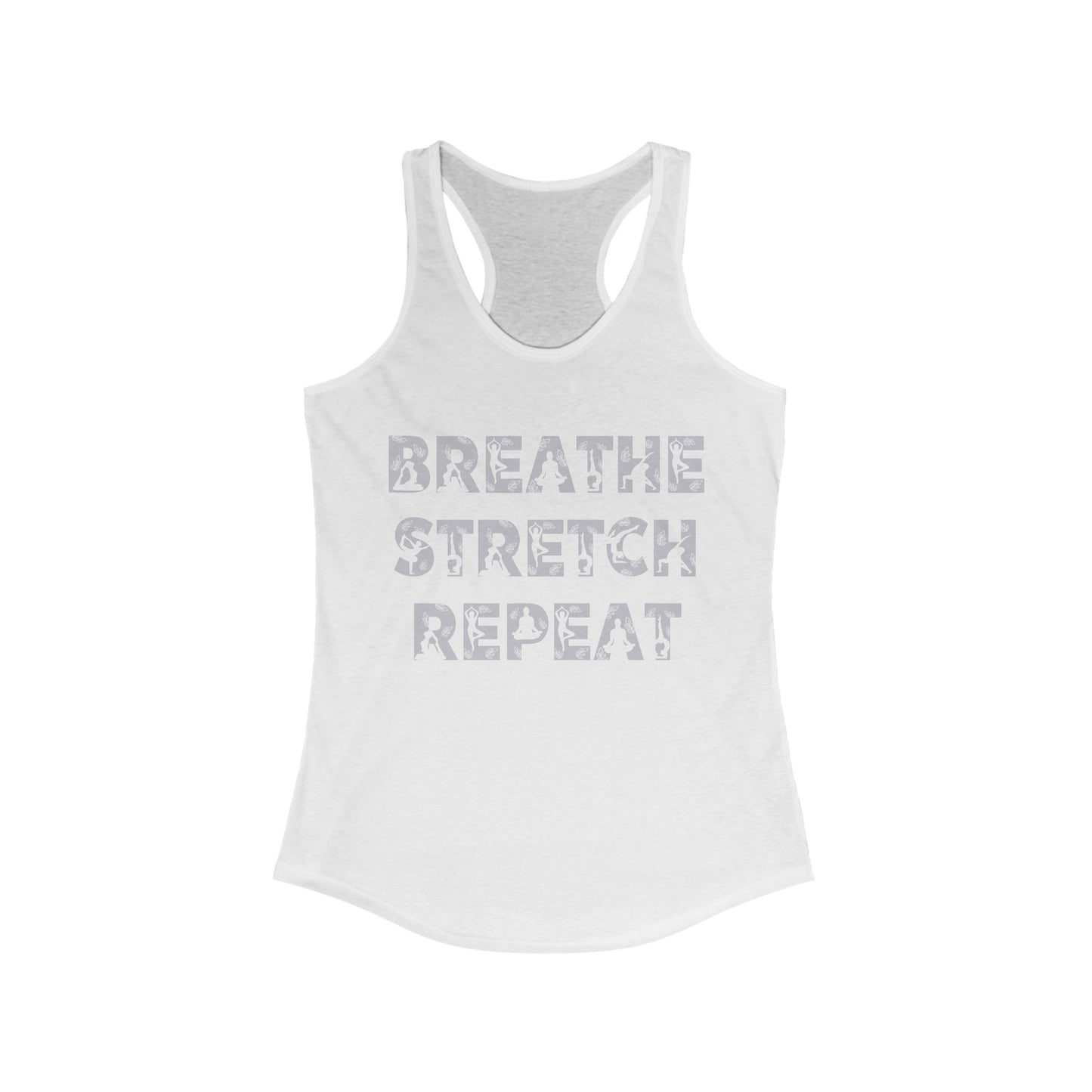 Blooming Angel Women's 'Breathe, Stretch, Repeat' Yoga Tank Top