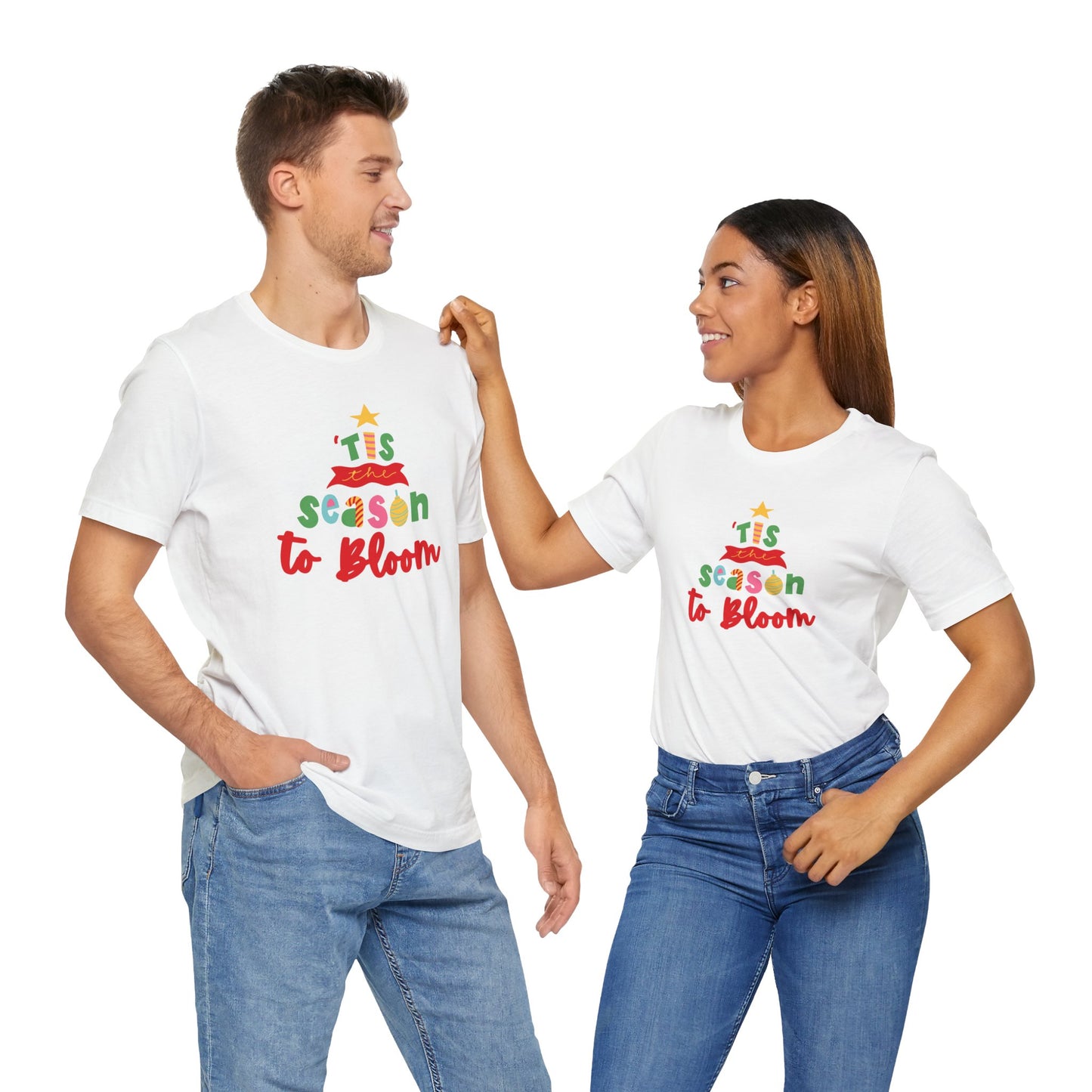 Tis The Season To Bloom Unisex Jersey Short Sleeve Tshirt