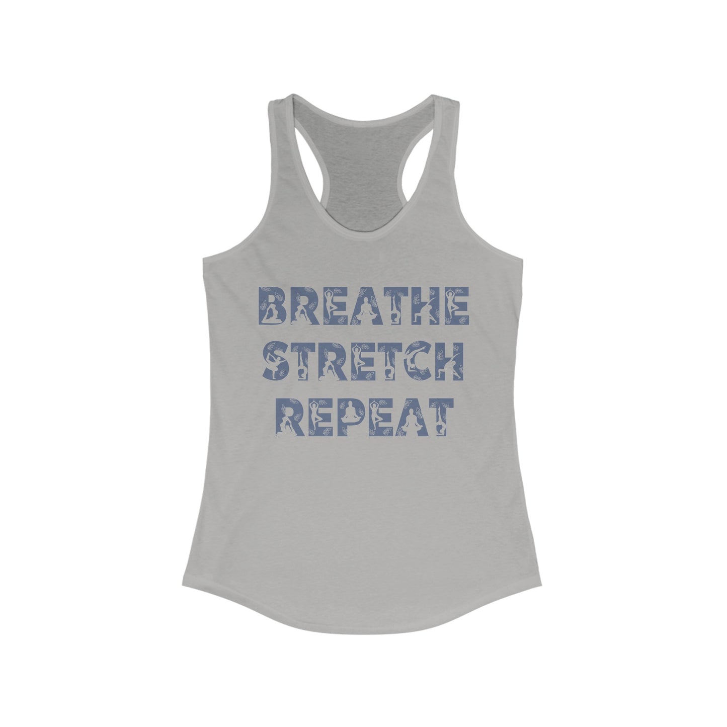 Blooming Angel Women's 'Breathe, Stretch, Repeat' Yoga Tank Top