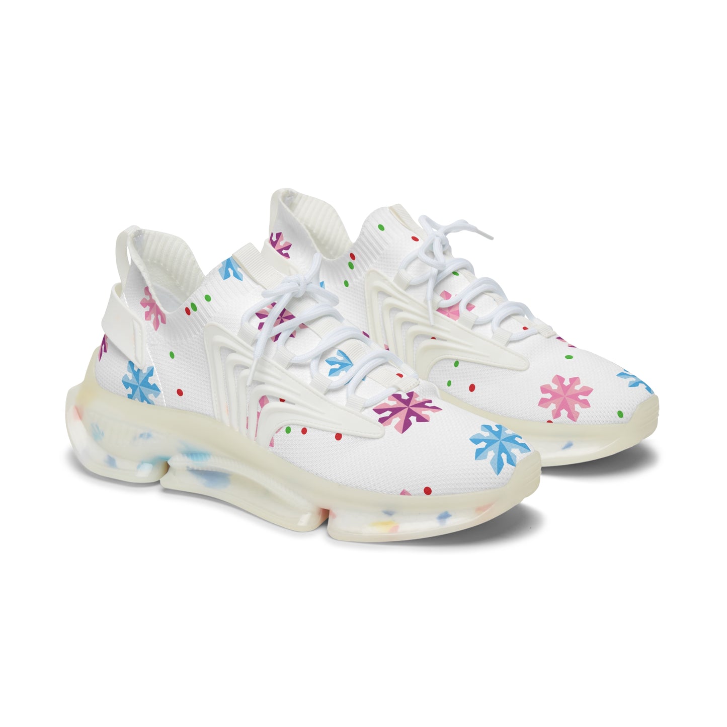 Women's Mesh Sneakers | Snowflakes