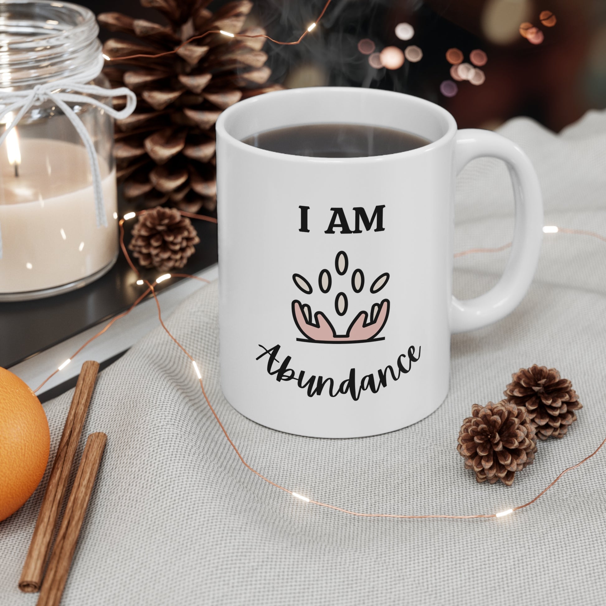 I Am Abundance Mug