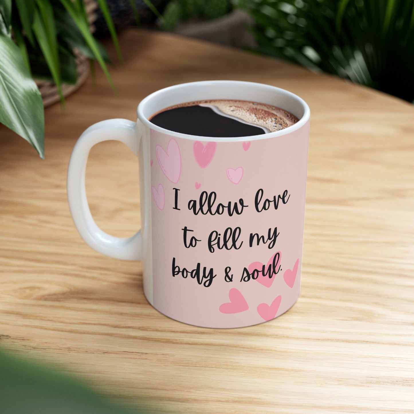 I Am Love Pink Mug