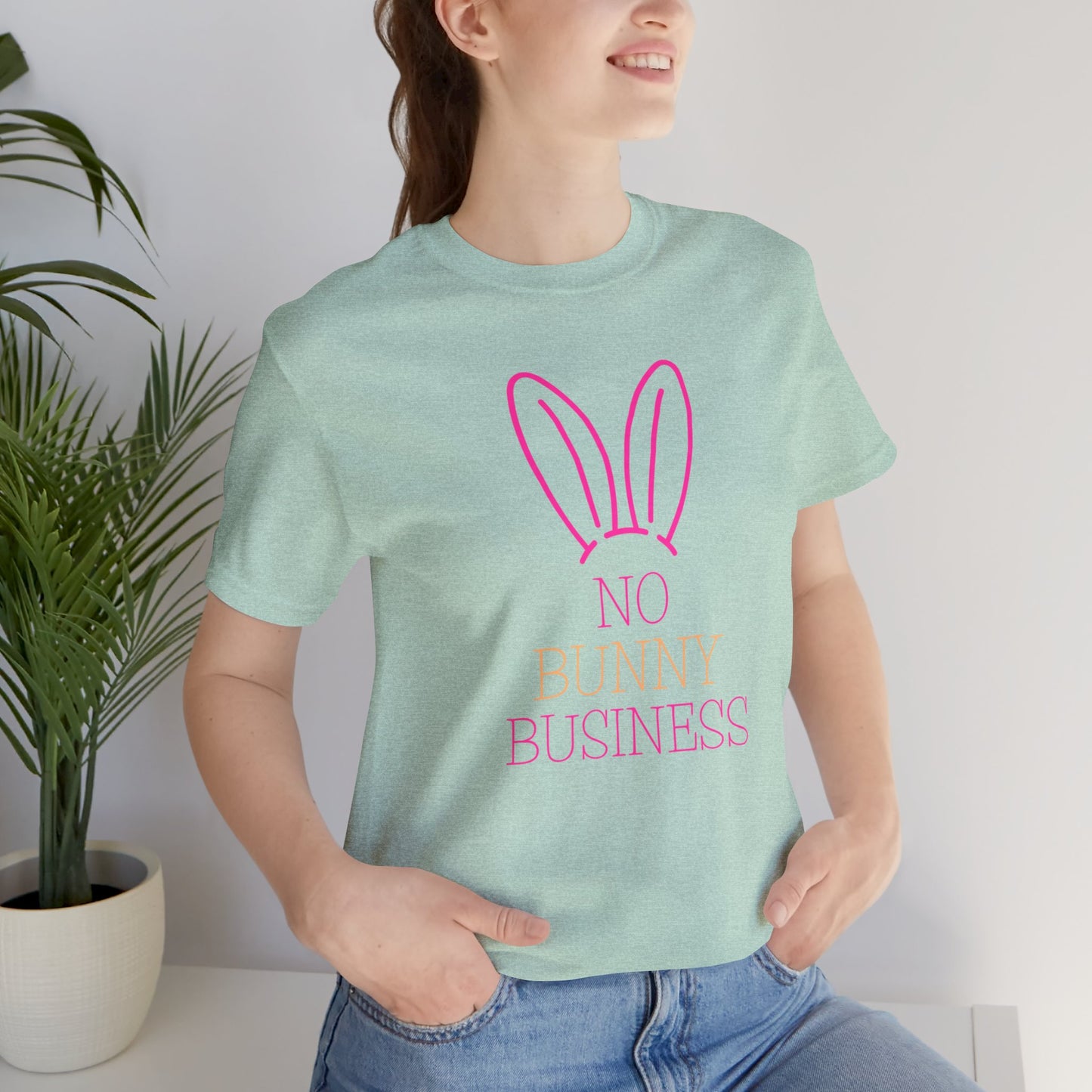 No Bunny Business Unisex Jersey Short Sleeve Easter T-shirt