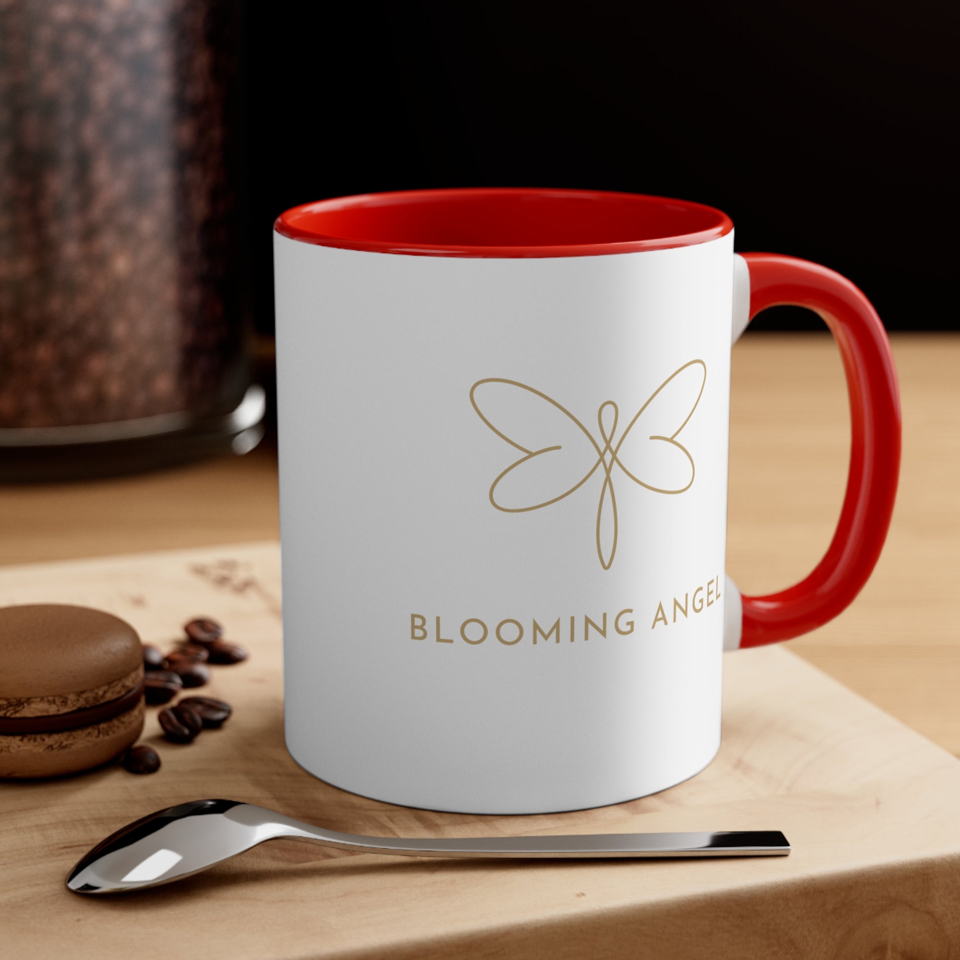 Blooming Angel Bi-color Coffee Mug