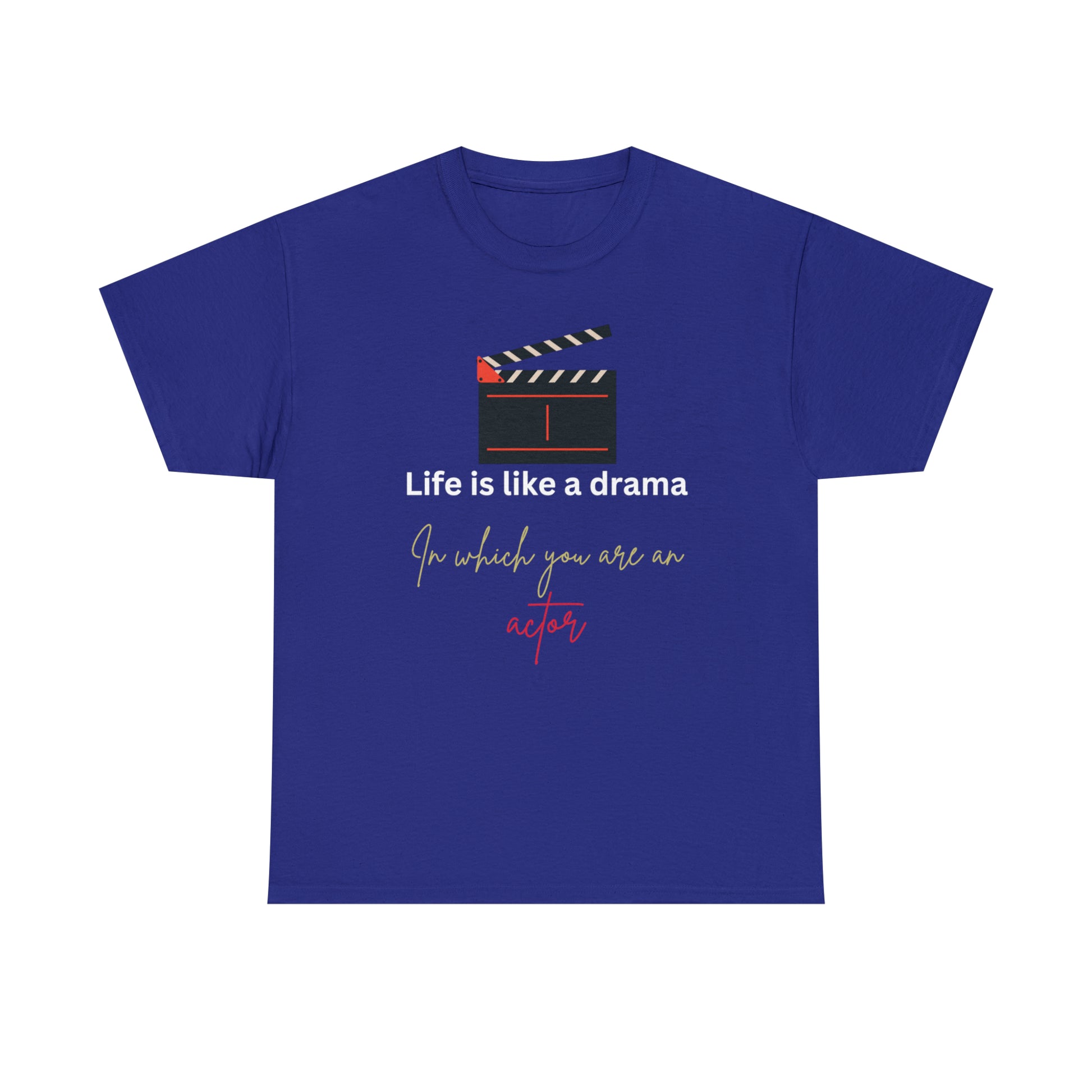 Life is like a drama Unisex Heavy Cotton T-shirt