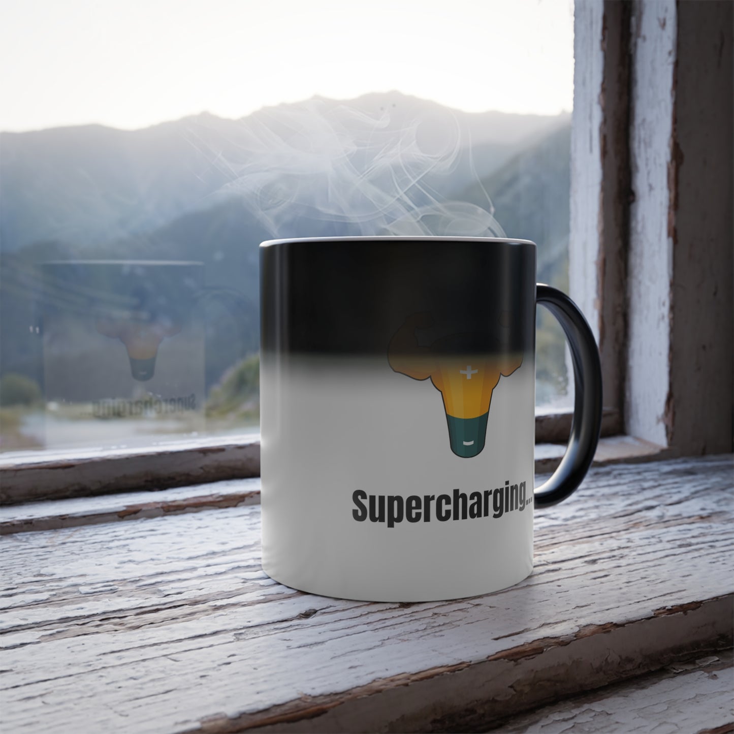 Supercharging Heat-Reactive Magic Color Morphing 11oz Mug