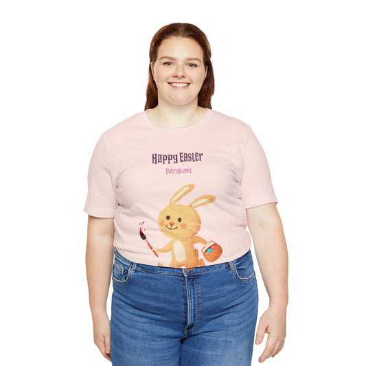 Happy Easter Everybunny Unisex Jersey Short Sleeve T-shirt