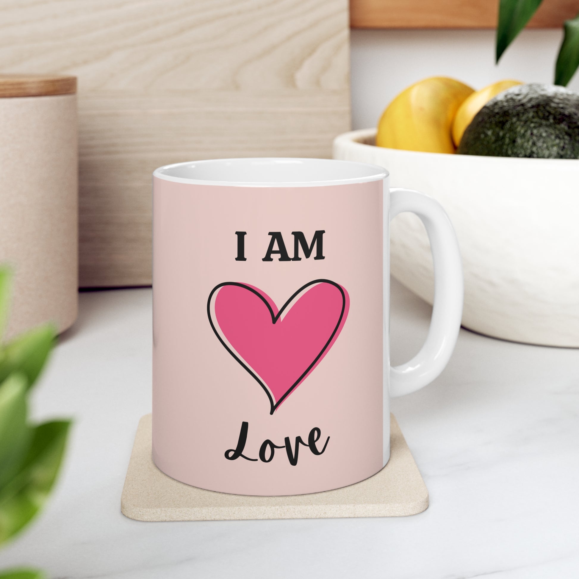 I Am Love Pink Mug