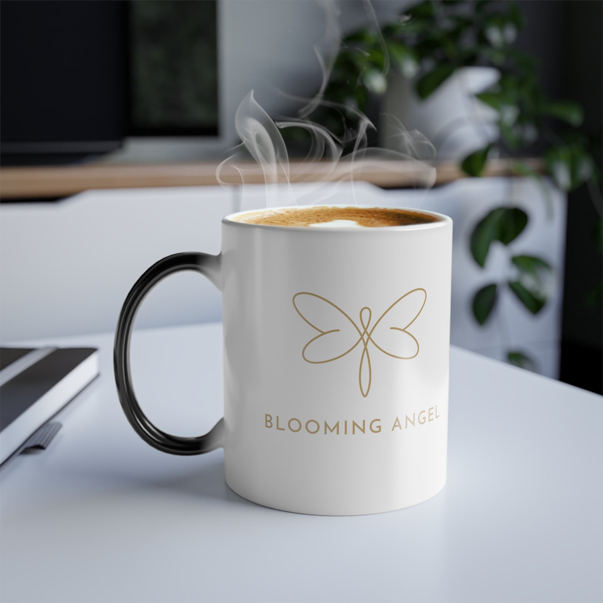 Blooming AngeHeat-Reactive Color Changing Mug