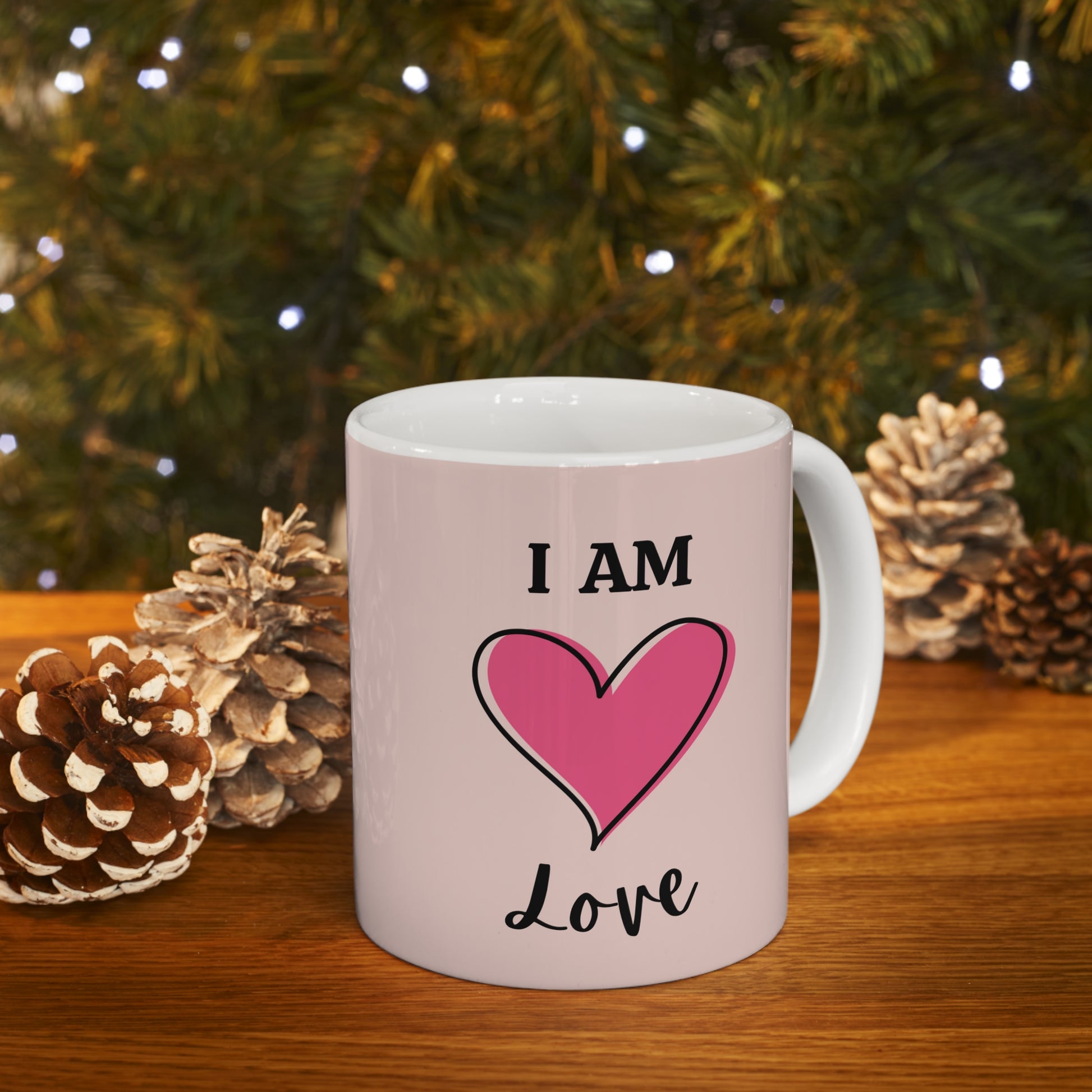 I Am Love Pink Mug