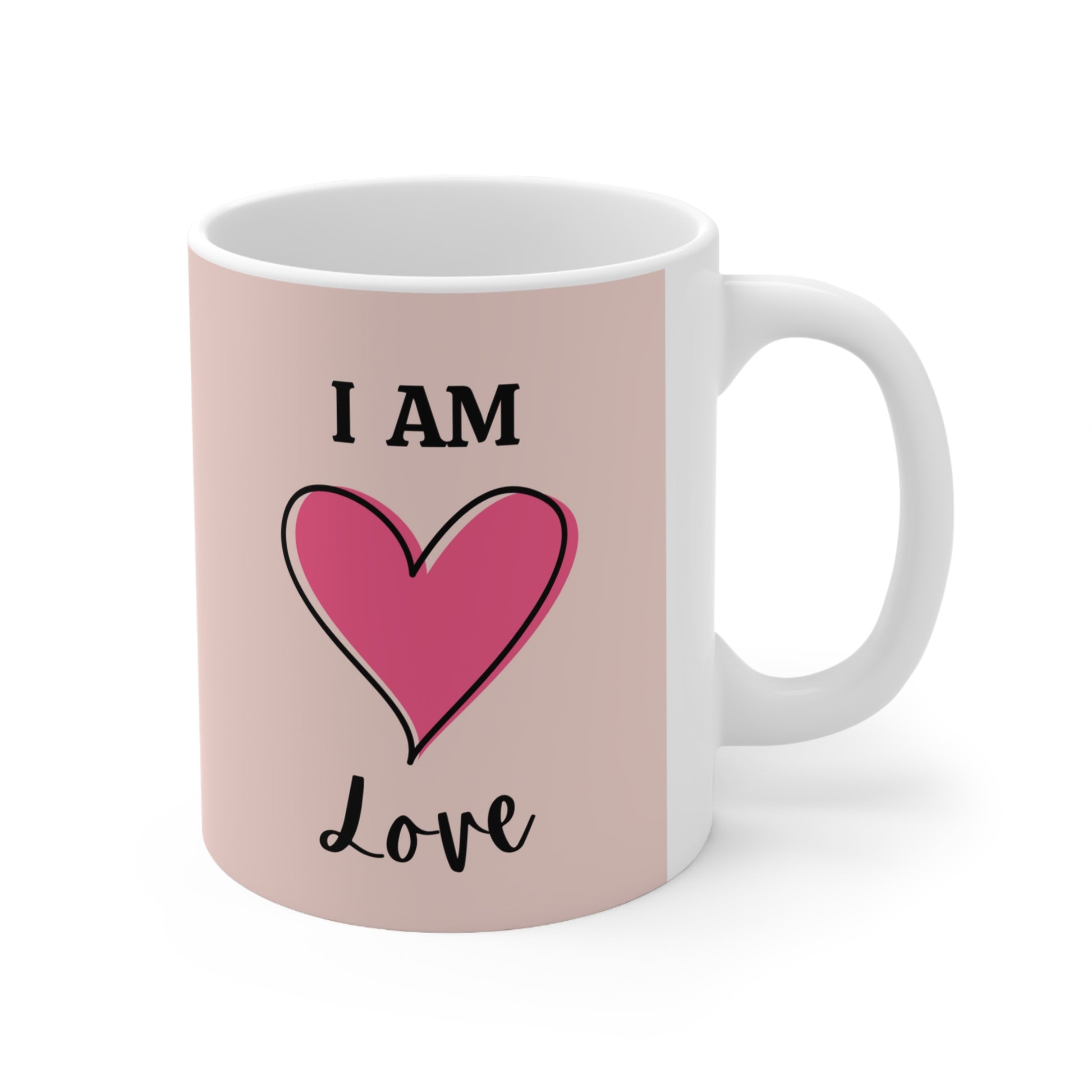 I Am Love Pink Mug