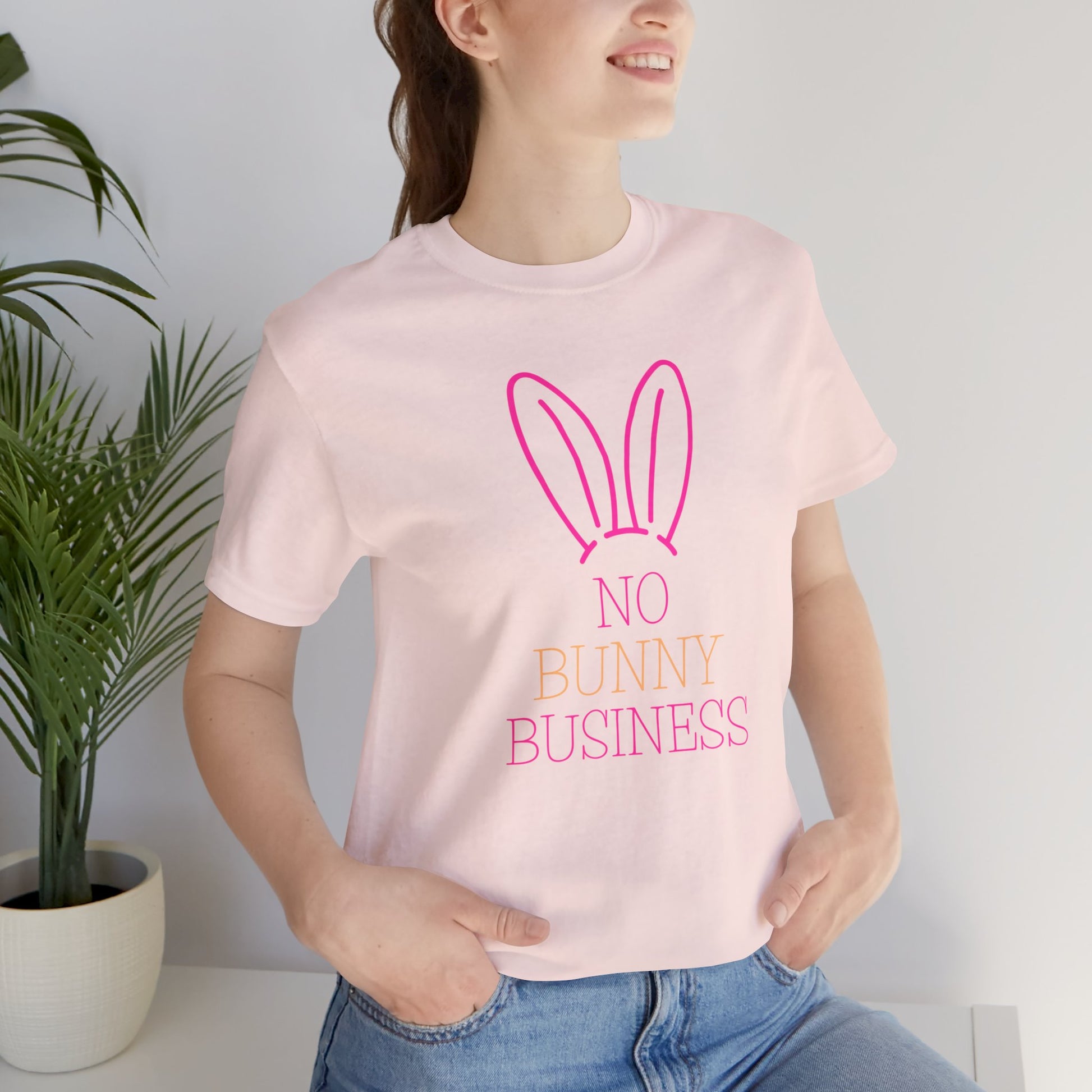 No Bunny Business Unisex Jersey Short Sleeve Easter T-shirt